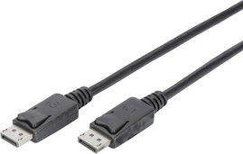 Digitus Kijelző csatlakozó Csatlakozókábel DisplayPort dugó, DisplayPort dugó 2.00 m Fekete DB-34010
