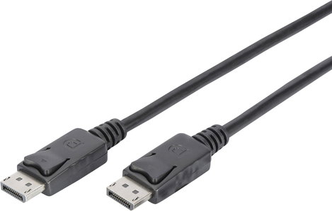 Digitus Kijelző csatlakozó Csatlakozókábel DisplayPort dugó, DisplayPort dugó 2.00 m Fekete DB-34010