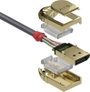 LINDY Kijelző csatlakozó Csatlakozókábel DisplayPort dugó, DisplayPort dugó 7.50 m Szürke 36295 Disp bélyegkép