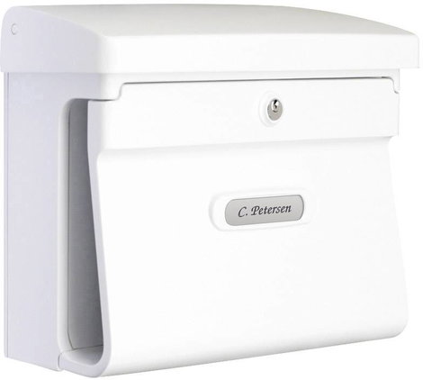 Burg Wächter 12590 BREMEN 885 W Postaláda Műanyag Fehér Kulcsos zár