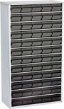 raaco 1260-00 ESD ESD acél tároló (H x Sz x Ma) 306 x 150 x 552 mm Rekeszek: 60 Földelő kábellel Tar bélyegkép