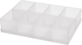 raaco Rendszerező hordtáska betét (Ø x Ma) 160 mm x 47 mm Rekeszek: 8 Tartalom, tartalmi egységek re