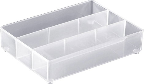 raaco Rendszerező hordtáska betét (H x Sz x Ma) 109 x 79 x 24 mm Rekeszek: 3 Tartalom, tartalmi egys