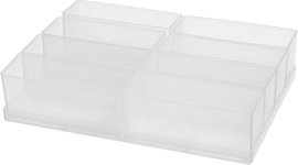 raaco Rendszerező hordtáska betét (H x Sz x Ma) 220 x 160 x 47 mm Rekeszek: 8 Tartalom, tartalmi egy