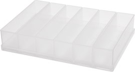 raaco Rendszerező hordtáska betét (H x Sz x Ma) 238 x 168 x 47 mm Rekeszek: 6 Tartalom, tartalmi egy