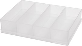 raaco Rendszerező hordtáska betét (H x Sz x Ma) 220 x 160 x 47 mm Rekeszek: 4 Tartalom, tartalmi egy
