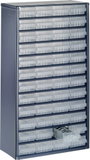 raaco Fiókos szekrény (H x Sz x Ma) 150 x 306 x 552 mm Rekeszek: 48 Tartalom, tartalmi egységek rend bélyegkép