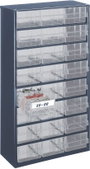 raaco Fiókos szekrény (H x Sz x Ma) 150 x 306 x 552 mm Rekeszek: 24 Tartalom, tartalmi egységek rend bélyegkép