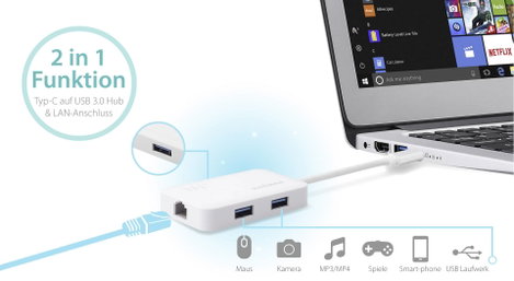 EDIMAX EU-4308 Hálózati adapter USB 3.2 (2. generáció)(USB 3.1) 5. kép