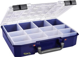raaco CarryLite 80 4x8-12 Univerzális Rendszerező hordtáska (H x Sz x Ma) 278 x 337 x 80 mm Rekeszek
