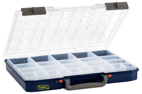 raaco CarryLite 55 5x10-25/2 DLU Rendszerező hordtáska Rekeszek: 25 Tartalom, tartalmi egységek rend 2. kép