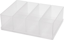 raaco 80 4xBA8-2 Rendszerező hordtáska betét (Sz x Ma x Mé) 220 x 69 x 160 mm Tartalom, tartalmi egy