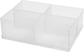 raaco 80 4xBA7-1 Rendszerező hordtáska betét (Sz x Ma x Mé) 220 x 69 x 160 mm Tartalom, tartalmi egy