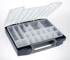 raaco boxxser Univerzális Rendszerező hordtáska (H x Sz x Ma) 401 x 465 x 78 mm Rekeszek: 20 Tartalo