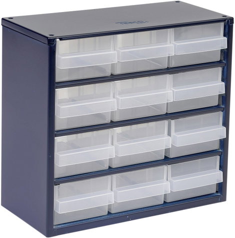 raaco 612-02 Kis alkatrésztároló (Sz x Ma x Mé) 306 x 283 x 150 mm Rekeszek: 12 Tartalom, tartalmi e