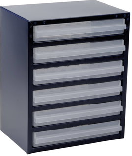 raaco 250/6-3 Kis alkatrésztároló (H x Sz x Ma) 255 x 357 x 435 mm Rekeszek: 6 Tartalom, tartalmi eg