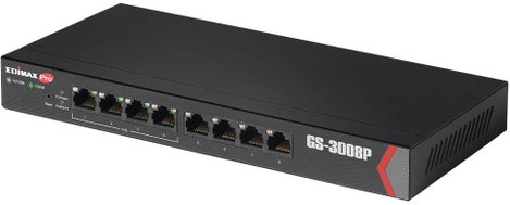 EDIMAX GS-3008P Hálózati switch 8 port PoE funkció 3. kép