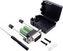 TRU COMPONENTS T190C4088 D-SUB beépíthető dugó Pólusszám: 9 Csavaros csatlakozó 1 db 2. bélyegkép