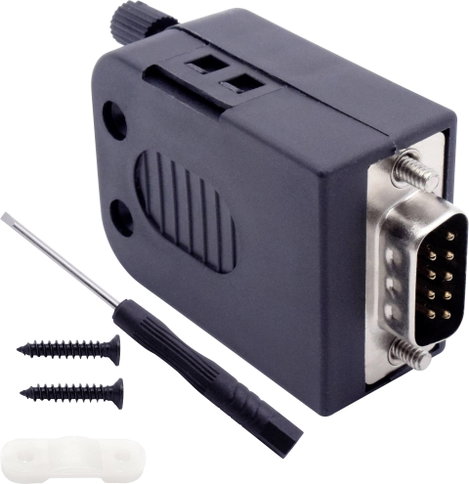 TRU COMPONENTS T190C4088 D-SUB beépíthető dugó Pólusszám: 9 Csavaros csatlakozó 1 db 3. kép