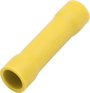 TRU COMPONENTS T1904C123 Párhuzamos csatlakozó 4 mm² 6 mm² Teljesen szigetelt Sárga 25 db 2. bélyegkép
