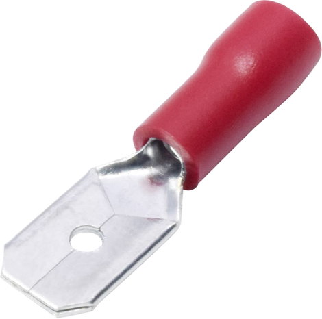 TRU COMPONENTS T1904C109 Laposérintkezős dugó szortiment Dugasz szélesség: 4.80 mm Dugaszolási vasta 2. kép