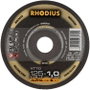 Rhodius XT70 PACK 211081 Vágótárcsa, egyenes 125 mm 50 db Nemesacél, Acél 2. bélyegkép