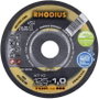 Rhodius XT10 206162 Vágótárcsa, egyenes 115 mm 1 db Nemesacél, Acél bélyegkép