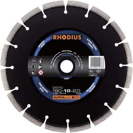 Rhodius 304092 DG70 Gyémánt bevonatú vágótárcsa Ø 125 mm Furat átmérő 22.23 mm Beton 1 db