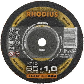 Rhodius XT10 MINI 206802 Vágótárcsa, egyenes 65 mm 1 db Nemesacél, Acél