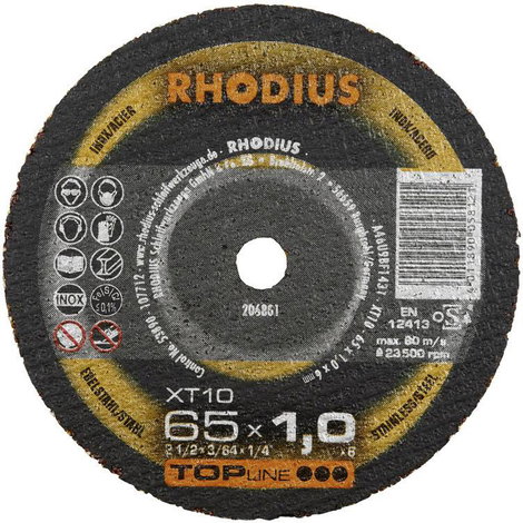 Rhodius XT10 MINI 206799 Vágótárcsa, egyenes 50 mm 1 db Nemesacél, Acél