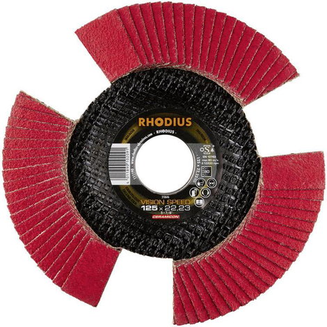 Rhodius 210646 VISION SPEED Felületcsiszoló korong Ø 125 mm Furat átmérő 22.23 mm Nemesacél 1 db 4. kép