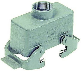 Csőcsonkos készülékház 09 30 010 1431 Harting 1 db