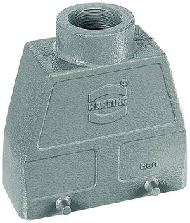 Csőcsonkos készülékház 09 30 024 0421 Harting 1 db
