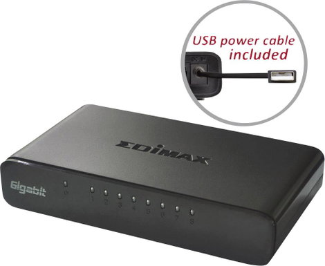 EDIMAX ES-5800G V3 Hálózati switch 8 port 1 GBit/s 2. kép