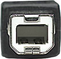 Manhattan USB kábel USB 2.0 USB-A dugó, USB-B dugó 0.50 m Fekete Fólia árnyékolás, UL minősített, ar 2. kép