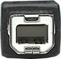 Manhattan USB kábel USB 2.0 USB-A dugó, USB-B dugó 0.50 m Fekete Fólia árnyékolás, UL minősített, ar 2. bélyegkép