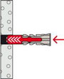 Fischer DUOPOWER 5x25 LD 2 komponensű tipli 25 mm 5 mm 535452 100 db 20. bélyegkép