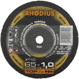 Rhodius XT10 MINI 206801 Vágótárcsa, egyenes 65 mm 1 db Nemesacél, Acél