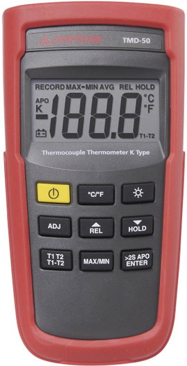 Beha Amprobe TMD-50 Hőmérséklet mérőműszer -60 - +1350 °C Érzékelő típus K