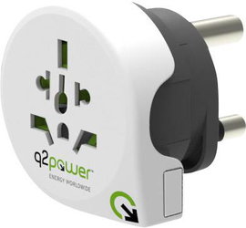 Q2 Power 1.100220 Úti adapter Welt nach Süd Afrika