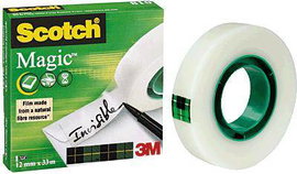 Scotch Scotch® Magic™ 810 M8101233 Ragasztószalag Scotch® Magic™ 810 Átlátszó (H x Sz) 33 m x 12 mm 