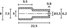 HellermannTyton OP4827 PE NA 2000 Védősapka Szorítási átmérő (max.) 7.5 mm Polietilén Átlátszó 1 db