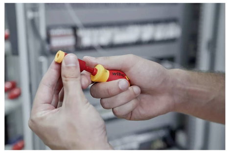Wiha SoftFinish electric slimVario VDE Átdugaszoló fogantyú Markolat átmérő: 34 mm Alkalmas: Wiha To 4. kép