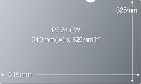 3M 98044054181 Védőfólia 61,0 cm (24) Képformátum: 16:10 Alkalmas: Univerzális 2. kép