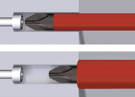 VDE csavarhúzó készlet 12 részes Wiha SoftFinish slimFix 2. kép
