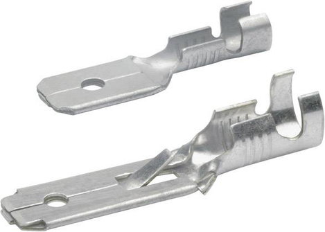 Klauke 1830 Laposérintkezős dugó Dugasz szélesség: 6.30 mm Dugaszolási vastagság: 0.80 mm Szigetelés