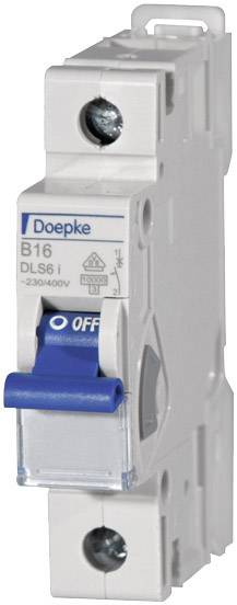 Doepke 09916023 DLS6I B16A 1polig 10KA Vezeték védőkapcsoló 1 pólusú 16 A 230 V