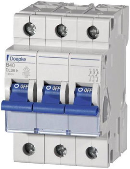 Doepke 09914113 DLS6H B16A 3polig 6KA Vezeték védőkapcsoló 3 pólusú 16 A 230 V, 400 V