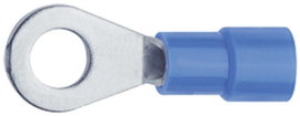 Klauke 6304 Gyűrűs kábelsaru Keresztmetszet (max.)=2.50 mm² Lyuk Ø=4.3 mm Részlegesen szigetelt Kék 