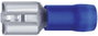Klauke 7308 Csúszósarus hüvely Dugasz szélesség: 7.7 mm Dugaszolási vastagság: 0.8 mm 180 ° Részlege bélyegkép